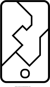 You may use this image for backgrounds on laptop or computer with. Download Broken Phone Coloring Page Line Art Full Size Png Image Pngkit