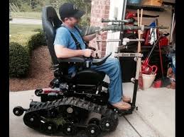Hunting In A Tracfab Tracked All Terrain Wheelchair Powered Wheelchair Trike Bicycle Wheelchair