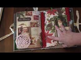 Altered Book Junk Journal Christmas Swap With Sveta Youtube Christmas Journal Vintage Junk Journal Junk Journal