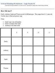 Critical Thinking Skills Worksheets Can Help Your Children Develop Logic Comprehension Critical Thinking Logic And Critical Thinking Reading Skills Worksheets