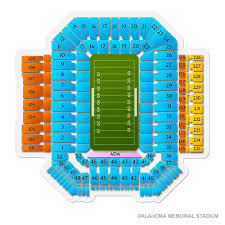Oklahoma Memorial Stadium 2019 Seating Chart
