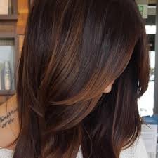 While the hair is dark brown with lighter brown and blonde highlights. Chestnut Hair Color Ideas Southern Living