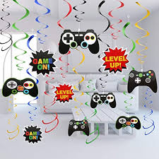 Video game birthday party ideas. 30ct Video Game Hanging Swirl Decorations Video Game Party Decorations Video Game Themed Birthday Party Supplies Party Favors Toys Games Pogrebnoneven Rs