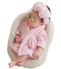 In addition to that, add some cushions to make it a slumber portal for your baby. Amazon Com Newborn Baby Photography Photo Props Costume Bathrobes Bath Towel Blanket Photo Shoot Baby