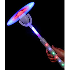 Fun Central Bc676 1 Pc Led Super Windmill Wand Light Up Wand Led Magic Wand Toys For Kids Light Up Toys For Kids Walmart Com Walmart Com