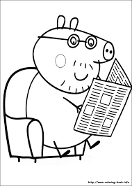 If your child loves interacting. Peppa Pig Coloring Picture