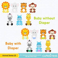Baby Animal Clipart Baby Animal Clip Art Baby Jungle Animals Clipart Baby Shower Clipart Baby Jungle Animals Safari Baby Animals Baby Clip Art