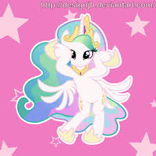 Princess Celestia Dancing Poneis Coisas De Unicornio Animacao