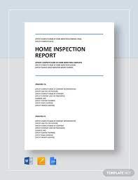 Depending of the type of inspection report, most inspection reports contain a title, brief summary or executive summary, the data and results of the inspection, and the conclusion. 15 Sample Inspection Report Templates Docs Word Pages Free Premium Templates
