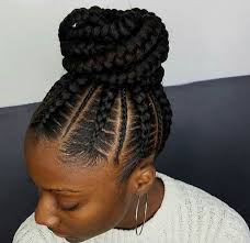 But if you want the braids to look as cool as they should, you should totally go for it. Braided Bun Natural Hair Styles Cornrow Hairstyles Braided Hairstyles