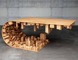 This coffee table is a perfect addition to your home furniture. Inception Coffee Table Is Made Out Of A Tiny Upside Down City Bcm Flock