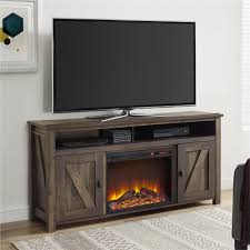 22.9375h x 53.625w x 16.5625d. Ameriwood Home Farmington Electric Fireplace Tv Console For Tvs Up To 60 Rusti 29986179500 Ebay