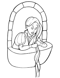 But a charming guy named flynn overcomes many difficult obstacles and frees her. Rapunzel Coloring Pages Coloring Home