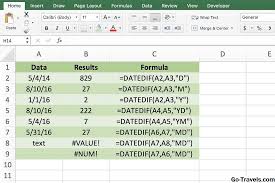 06102011 bahagikan peratus dengan 100 cth. Bagaimana Untuk Fungsi Datedif Dalam Excel Untuk Mengira Hari Bulan Tahun 2021