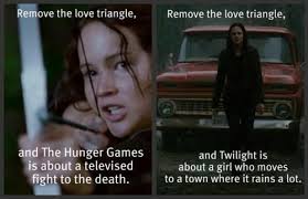 Remove The Love Triangle Hunger Games Humor Funny Games Hunger Games