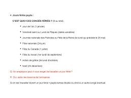 Droit du travail jour f?ri?. Integrer Le Marche Du Travail Ppt Telecharger