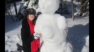 SNOW BOOBS! My First Snowman! (Day 163: Dec 27, 2012) - YouTube
