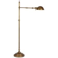 Robert Abbey Ant Bee Swing Arm Brass Pharmacy Floor Lamp 4y225 Lamps Plus Metal Floor Lamps Pharmacy Floor Lamp Floor Lamp