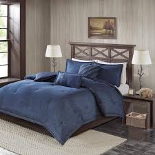 Schatzi brown leopard duvet set blue. Woolrich Perry 5 Piece Blue Queen Comforter Set Wr10 2193 The Home Depot
