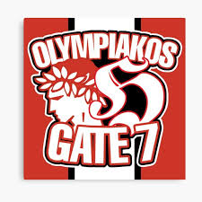 Enlaces osfp non é afiliado con oficial olympiacos f. Olympiakos Canvas Prints Redbubble