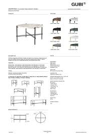 56 inches (length) x 30 inches (width) x 36 a coffee table usually does the trick. Gubi Ts Coffee Table By Gamfratesi 2014 Designer Furniture By Smow Com