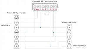 A wiring diagram is a streamlined conventional photographic representation of an electric circuit. Honeywell T Stat Rheem Heat Pump L E Aux W1 W2 Wiring Questions Diy Home Improvement Forum