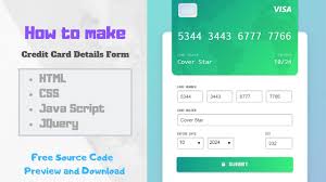And with the current global pandemic when customers are hesitant to step out of their homes or stubborn enough to follow health protocols (e.g., wear. Credit Card Details Form With Css Jquery Card Checkout Form Youtube