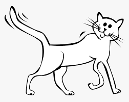 The image can be easily used for any free creative project. Black And White Png Of Cat Cat Cartoon Black And White Transparent Png Kindpng