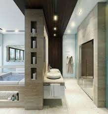 Aujourd'hui, la salle de bain élégante et moderne, est associée à l'espace libre et ouvert. Salle De Bain De Luxe Chic Et Originale Design Feria