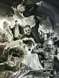 Famous Movie Monsters Universal Monsters Art Classic Monster Movies Classic Horror Movies