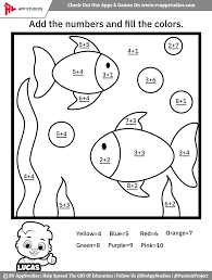 See more ideas about coloring pages, printable coloring pages, free printable coloring pages. Addition Worksheet Coloring Pages For Kids