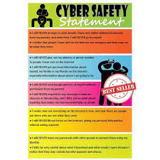 Posters are a great way to raise awareness about good online safety habits and tips. Cyber Safety Statements Poster Pack Health And Care