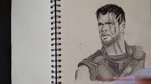 The advantage of transparent image is that it can be used efficiently. How To Draw Thor Ragnarok Chris Hemsworth Drawing Speed Drawing Drawings Thor Chris Hemsworth