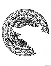This is wolf coloring book pages coloring page image. Mandala Wolf Head Coloring Pages Mandala Coloring Pages Coloring Pages For Kids And Adults