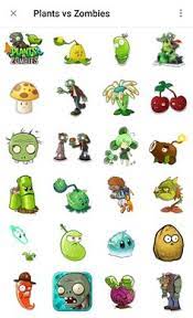Plants Vs Zombies Telegram Sticker Pack Plants Vs Zombies Plant Zombie Zombie Birthday