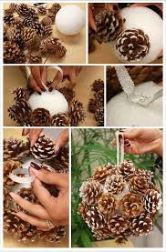 Weihnachtsbaumschmuck Basteln Zapfen Styropor Kugel Basteln Weihnachten Weihnachtsbaumschmuck Basteln Weihnachtsbasteln