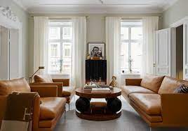 My husband and i have a decent size house but one living room with a leather furniture set. Living Rooms With Leather Sofas Leather Couch Design Ideas