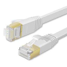 Maybe you would like to learn more about one of these? Amazon Com Tnp Cat7 Shielded Ethernet Flat Patch Network Cable 10gbps 600mhz High Performance With Snagless Rj45 Connectors Gold Plated Plug S Stp Wires Networking Cable Wiring Black 50 Feet White Computers