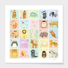 The global community for designers and creative . German Animal Alphabet Art Print By Judith Loske Curioos