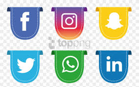 Social media icons transparent background. Free Png Social Media Icons Set Social Media Icon Social Media Logo Transparent Background Clipart 5305387 Pikpng