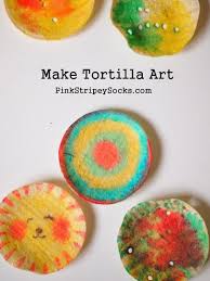 A fun and easy tutorial on how to make colored tortillas! Make Tortilla Art Food Art For Kids Preschool Cooking Art For Kids