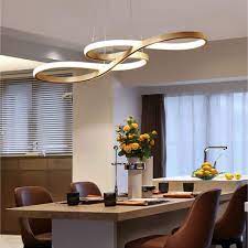 Minimalism Style Acrylic Led Ceiling Light Modern Dimmable Pendant Lamp Dining Room Ceiling Lights Dining Room Lighting Chandeliers Modern Dining Room Lighting