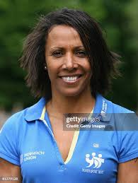 Kelly Holmes and her former PR teacher Debbie Page attend the... News Photo 
