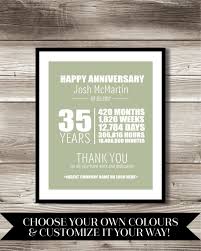If you or someone you know has been married for 35 years, the following. 35 Year Work Anniversary Quotes 35 Year Work Anniversary Print Gift Idea Digital Print Dogtrainingobedienceschool Com
