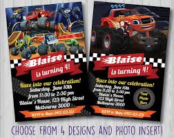 Receive 1 high resolution invitation 300dpi (jpeg file) via email for printing. Pin On Blaze And Tge Moster Machine