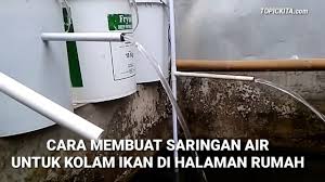 Cara Membuat Saringan Kolam Ikan Jadi Bersih Dan Jernih Youtube