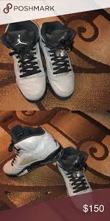 Grey Jordan 5s Womens Jordans Jordans Sneakers