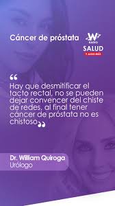 🔊 Este miércoles, 11 de junio, el urólogo William Quiroga, estuvo en los  micrófonos de Salud y Algo más para hablar sobre todo relacionado con el  cáncer de próstata. Escuche la entrevista