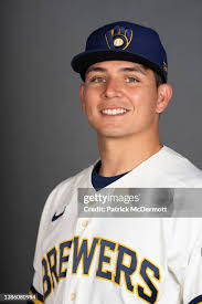 Mark Mathias of the Milwaukee Brewers poses for a photo during the... News  Photo