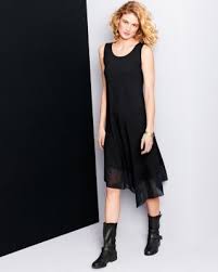 Eileen Fisher Viscose Jersey Scoop Neck Tank Dress Garnet Hill With Images Scoop Neck Tank Dress Casual Dresses For Women Dresses